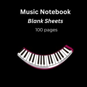 Music Notebook Blank Sheet Music 100 pages