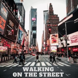 Walking on the Street - pop instrumental music single by SeRoLe | Magnimel Arts