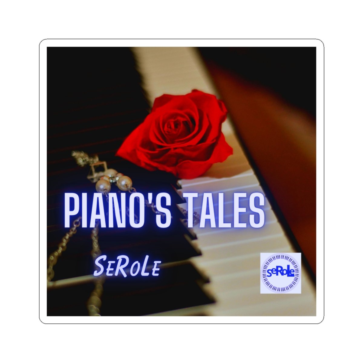 Musical Kiss-Cut Stickers - "Music is Life, Life is Music" for Music Lovers